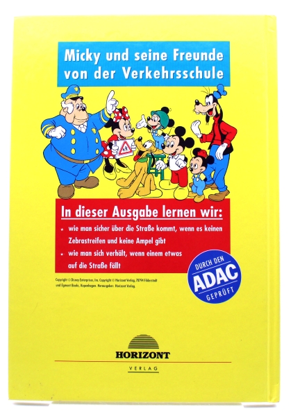 Mickys Verkehrsschule - Spielen und lernen mit Micky und seinen Freunden Comic Album: Die Strasse überqueren